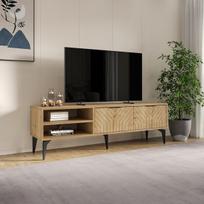TV staliukas Asir Regina, 160x50x29.6 cm, ąžuolas