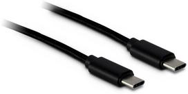 Inter-Tech 88885462 USB Kabel 1 m USB C Schwarz (88885462)