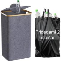 Taros rūšiavimo šiukšliadėžė (PILKA)