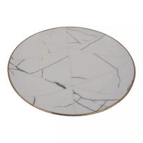 Keraminė lėkštė su marmuro raštu, 20,5 cm