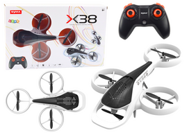 Nuotoliniu būdu valdomas dronas X38 SYMA baltas