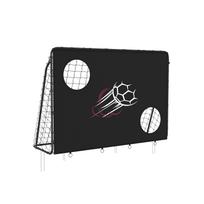 Futbolo vartai vaikams 215 x 76 x 150 cm juodi