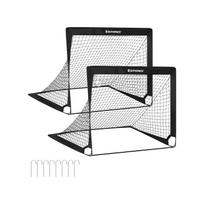 Futbolo vartai vaikams 120 x 80 cm juodi
