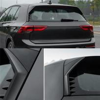 Automobilio galinių langų šoninis spoileris Sparno difuzoriaus apdaila VW Golf 8 MK8 GTI GTD TSI TDI - Automobilio dalys-A87Q juoda