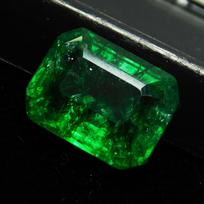 Natūralus žalias Kolumbijos smaragdas 8 ct smaragdinio pjūvio sertifikuotas laisvas brangakmenis 13.8 mm approx žalia