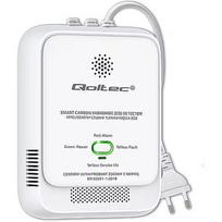 Qoltec Carbon monoxide sensor CO detector alarm 85dB 52576