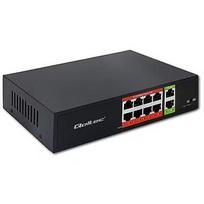 Qoltec FAST Ethernet PoE SWITCH 8xRJ45 2xRJ45 Uplink 52290