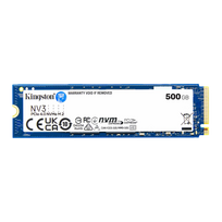 Kingston 500GB NV3 SSD M.2 2280 PCIe 4.0 NVMe, Read: 5,000/ Write: 3,000MB/s