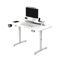 Žaidimų stalas Ultradesk HIGHLANDER, elektra reguliuojamas, 120X60 cm, 72-117 cm,  baltas