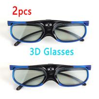 2 vnt. aktyvūs užrakto 3D akiniai, skirti Xgimi Z3/Z4/Z6/H2 Nuts G1/P2 96-144Hz universaliam įkraunamam BenQ Acer DLP LINK projektoriui