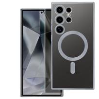 ELECTRO MAG COVER case compatible with MagSafe for SAMSUNG A37 in silver