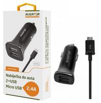 ALIGATOR CHA0002 mobile device charger, universal, black, cigar lighter, auto
