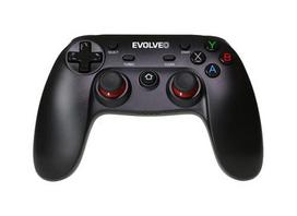 Evolveo EasyPhone Fighter F1 Black Bluetooth/USB Gamepad for Android, PC, and Playstation 3