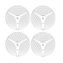 MIKROTIK LHG XL HP5 Dual chain eXtra Large High Power 27dBi 5GHz CPE/Point-to-Point with Integrated Antenna, 4 pack (RBLHG-5HPnD-XL4pack)