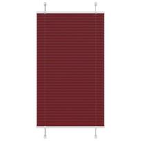 Plisuota žaliuze bordo raudona 80x150 cm audinio plotis 79,4 cm