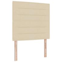 vidaXL Galvūgalis Kreminė 90 cm audinys