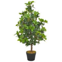 Dirbtinis augalas lauramedis su vazonu, 90 cm
