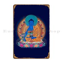 Bhaisajyaguru Vaistininkas Budos Thangka Metalo Ženklas Sienų Dekoras Kino Salės Sienų Dekoras Geležinis Klubas Skardos Ženklas Plakatas 20x30cm