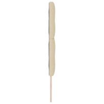vidaXL Aukščio reguliuojamas atlošas Kreminė 144 cm audinys