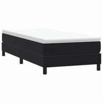 vidaXL Box Spring Lova be čiužinio Juoda 90x210 cm aksomas