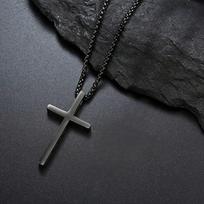 1Pc New Cross Stainless Steel Choker Necklaces For Man Gold Color Men'S Chain Alloy Necklace Fashion Jewelry Corrente Masculina