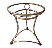 Metalinis gėlių stovas, auksinės spalvos, 30 cm