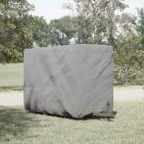 Arklio priekabos dangtis, pilka, 396x178x250cm, audinys, 396 x 178 x 250 cm
