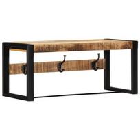 Paltų kabykla 80x35x35 cm tvirtas neapdorotos medienos mangas
