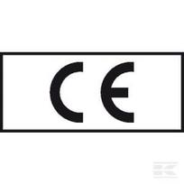 Informacinis lipdukas „CE“, 37 x 18 mm, Brady WB250569