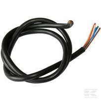 7 gyslų kabelis 0.20mm²/1.50mm² 30m juodas PVC Vapormatic VLC2351