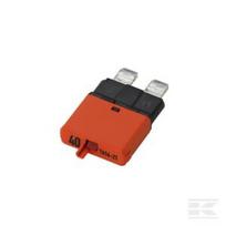 Terminis saugiklis su rankiniu atstatymu 32V 40A 32.2mm oranžinis Hella 8JS174320071
