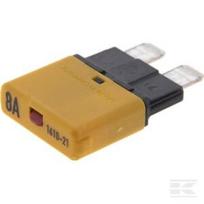 Terminis saugiklis su rankiniu atstatymu 28V 8A 34.4mm oranžinis E.T.A SI25008