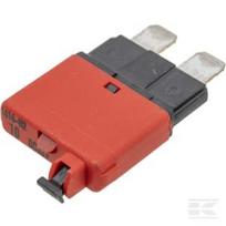 Terminis saugiklis su rankiniu atstatymu 28V 10A 34.4mm juodas E.T.A SI25110
