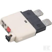 Terminis saugiklis su rankiniu atstatymu 28V 25A 34.4mm baltas E.T.A SI25125