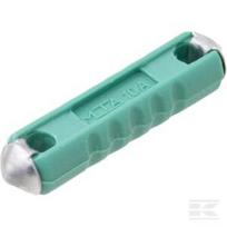 Torpedinė saugiklė 10A 25mm žalia pakuotė 100 vnt SI12010