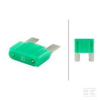 MAXI peilinis saugiklis 30A ilgis 34.1mm žalias pakuotė 10 vnt Hella 8JS728595141