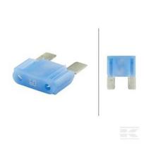 MAXI peilinis saugiklis 60A ilgis 34.1mm mėlynas pakuotė 10 vnt Hella 8JS728595171
