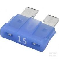 Standartinis peilinis saugiklis 32V 15A ilgis 18.6mm mėlynas pakuotė 50 vnt Hella 8JS711687002