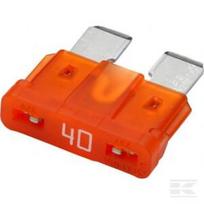 Standartinis peilinis saugiklis 32V 40A ilgis 18.6mm oranžinis pakuotė 50 vnt Hella 8JS711683031