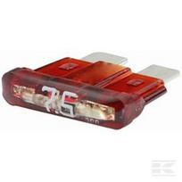 Standartinis peilinis saugiklis 12V 7.5A ilgis 18.8mm rudas pakuotė 10 vnt Hella 8JS711683082