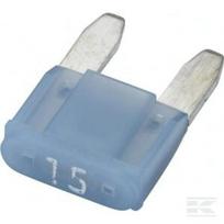 MINI peilinis saugiklis 32V 15A ilgis 16.3mm mėlynas pakuotė 10 vnt Hella 8JS728596222
