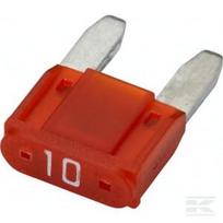 MINI peilinis saugiklis 32V 10A ilgis 16.3mm raudonas pakuotė 10 vnt Hella 8JS728596212