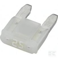 MINI peilinis saugiklis 32V 25A ilgis 16.3mm baltas pakuotė 10 vnt Hella 8JS728596242