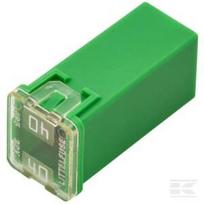 PAL saugiklis 40A ilgis 23.1mm žalias pakuotė 1 vnt Hella 8JS740026421