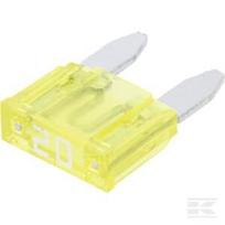 MINI peilinis saugiklis 32V 20A ilgis 16.3mm geltonas pakuotė 50 vnt iMaXX SI20267