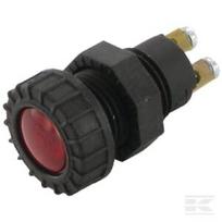 Įspėjamoji lemputė raudona 12/24V EL738600