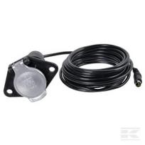 Kabelis 5m 7 kontaktų DIN 6 kontaktų CAS66103KR