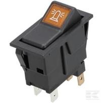 Svirtinis jungiklis I-0 išjungti/įjungti 12V 2 kontaktų rotacinis švyturėlis SW10042KR
