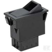 Svirtinis jungiklis II-0-I įjungti/išjungti/įjungti 12/24V 3 kontaktų apšvietimo funkcija su lempute SW10027KR