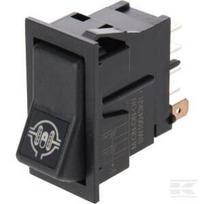 Svirtinis jungiklis I-0-(II) įjungti/įjungti/momentinis 12V 8 kontaktų diferencialo blokavimas SW10043KR